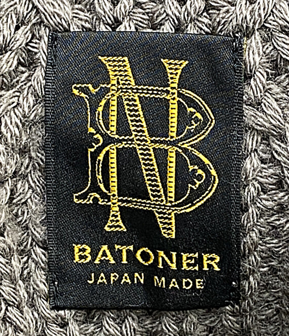 BATONER ニット ドライバーズニット ブラウン BN-23FM-033 レディース SIZE 2 バトナー