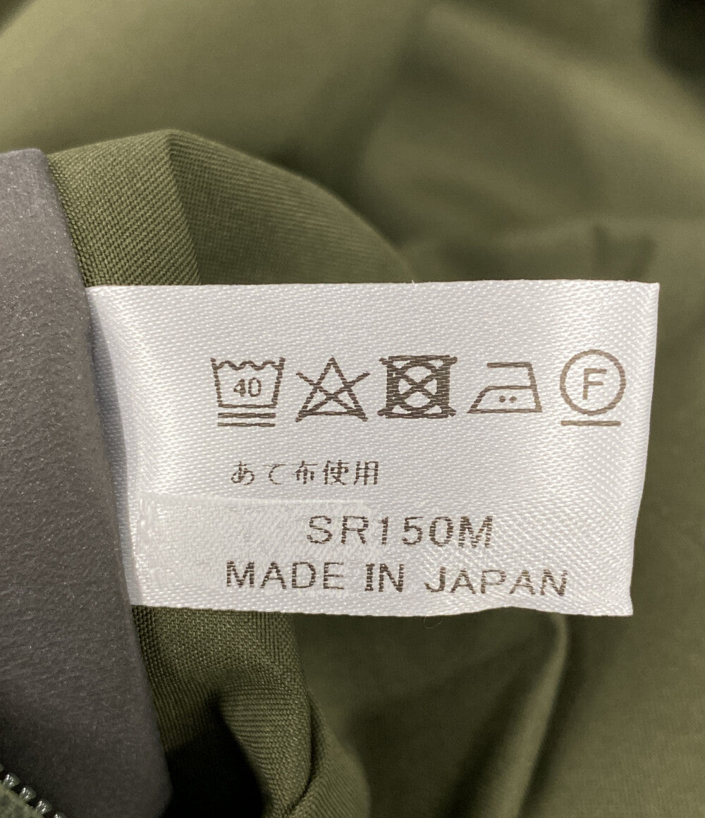 美品 PUROMONTE プロモンテ セットアップ ナイロンジャケット パンツ カーキ SR150M メンズ SIZE 3L