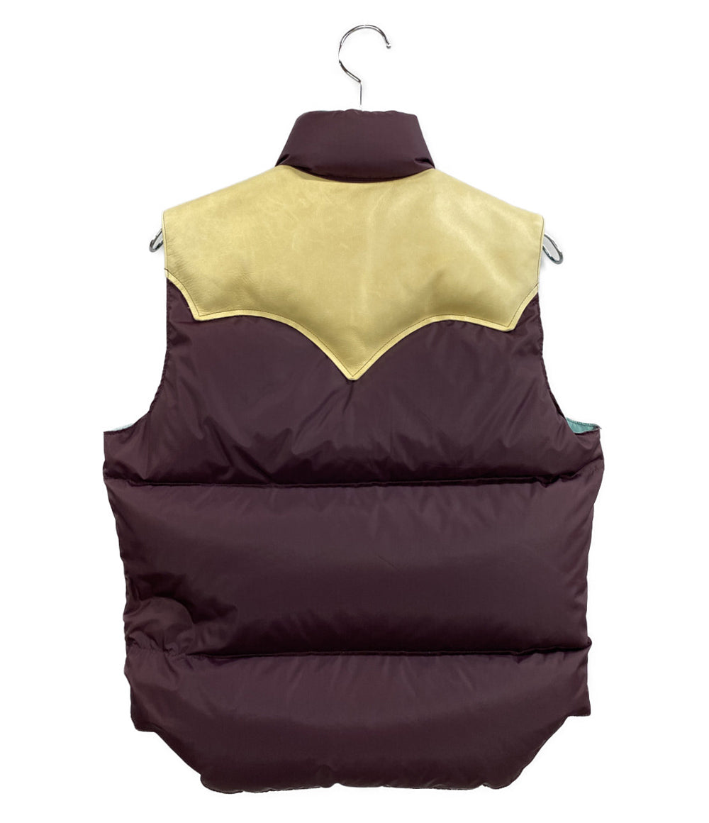 Rocky Mountain Featherbed ダウンベスト ナイロン パープル メンズ SIZE 36 ロッキーマウンテンフェザーベッド