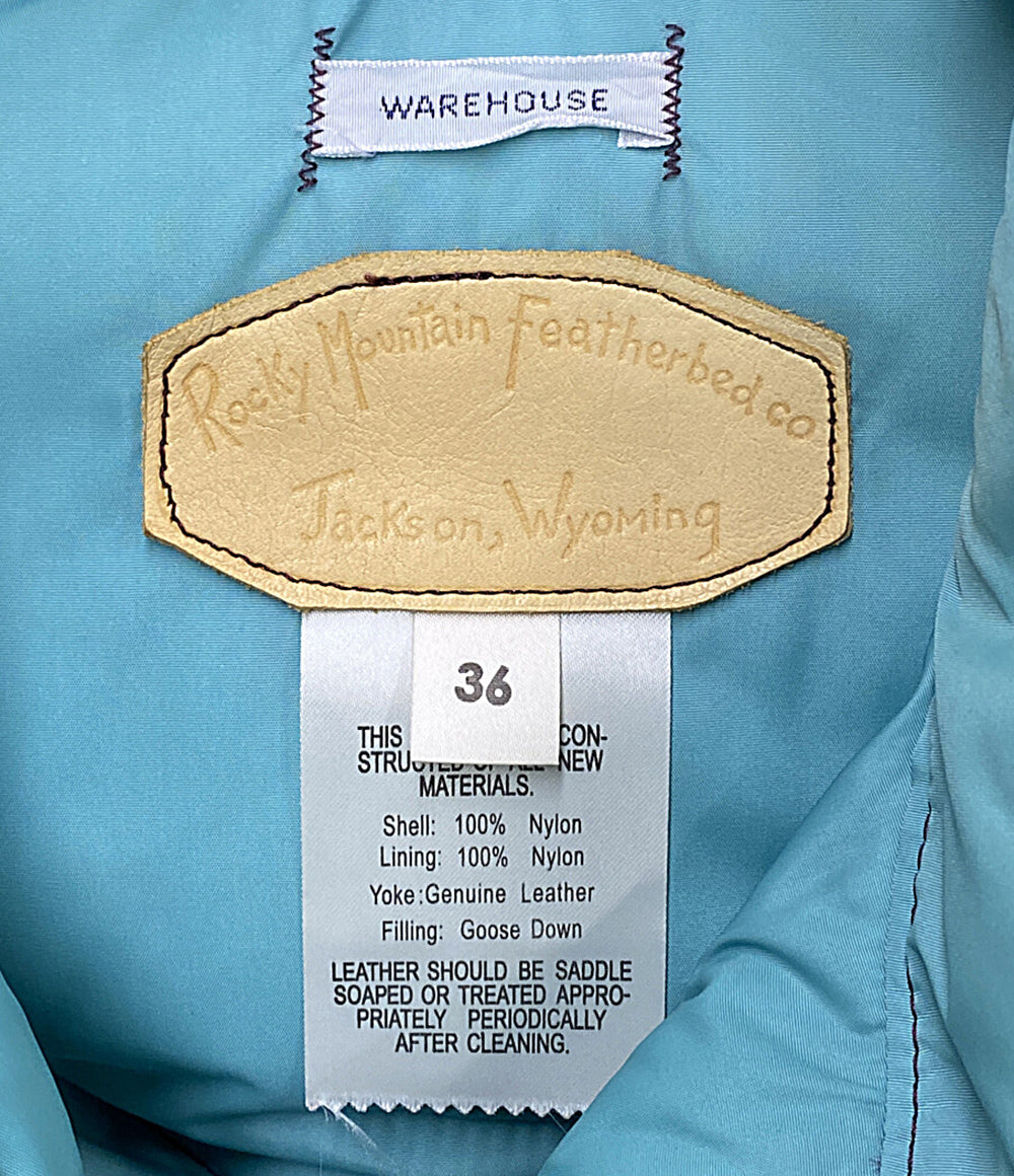 Rocky Mountain Featherbed ダウンベスト ナイロン パープル メンズ SIZE 36 ロッキーマウンテンフェザーベッド