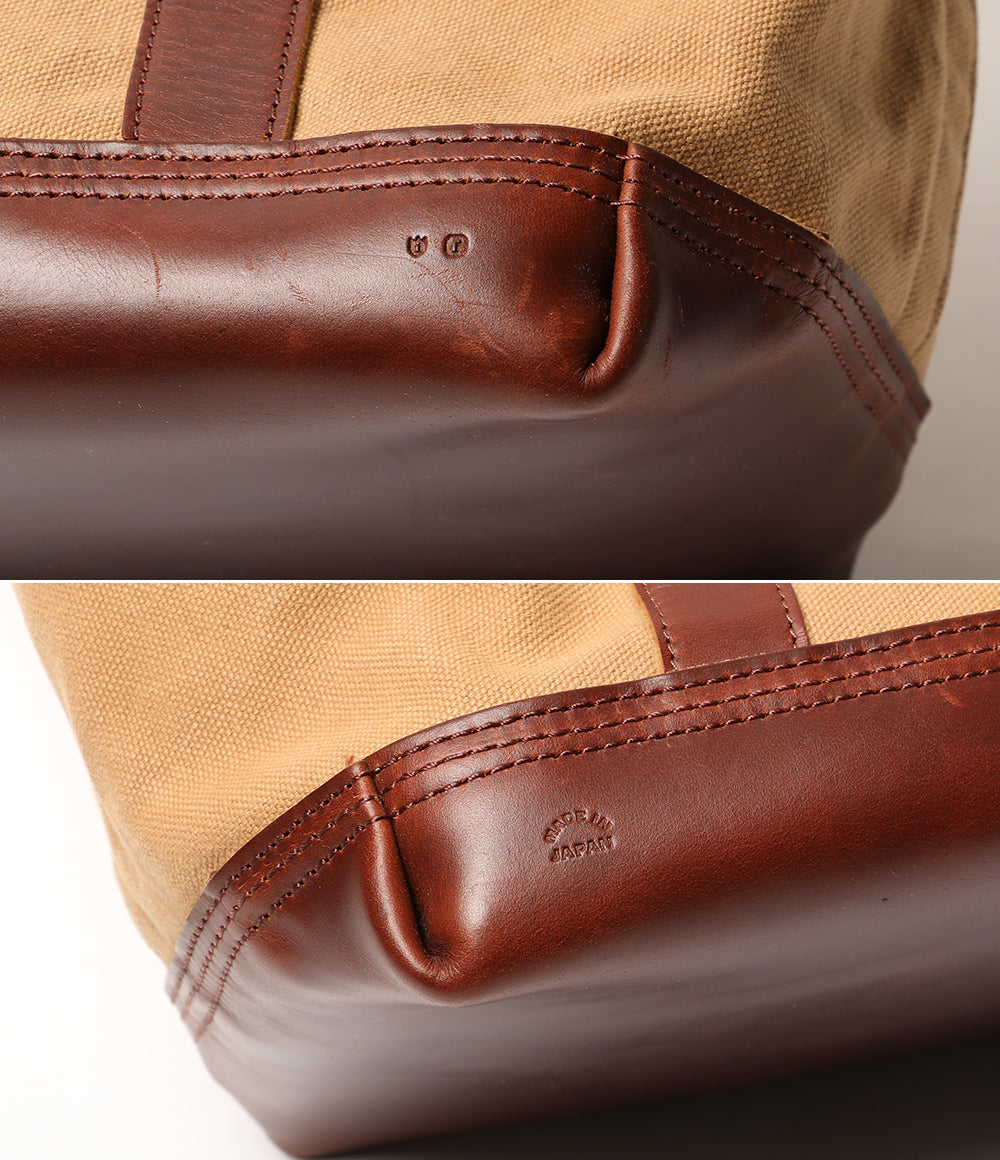 ARTS&CRAFTS アーツアンドクラフツ トートバッグ AGING CANVAS BASIC TOTE ライトブラウン メンズ