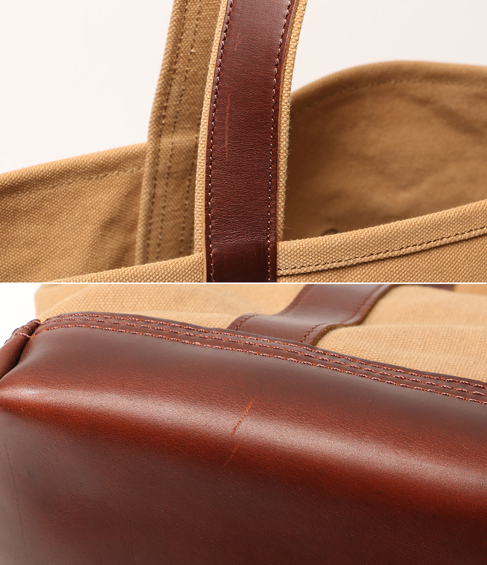 ARTS&CRAFTS アーツアンドクラフツ トートバッグ AGING CANVAS BASIC TOTE ライトブラウン メンズ