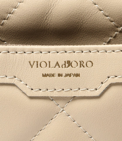 VIOLAd'ORO ヴィオラドーロ ショルダーバッグ スマホポシェット ADRIA キルティングレザー V-1416 レディース