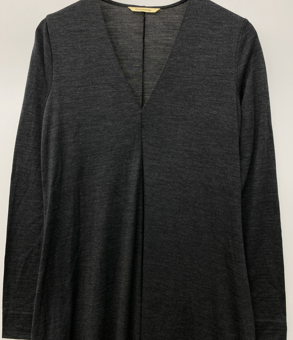 Curensology 長袖ワンピース 8432270118369 WフレアOP CL909110ER レディース SIZE 36 カレンソロジー