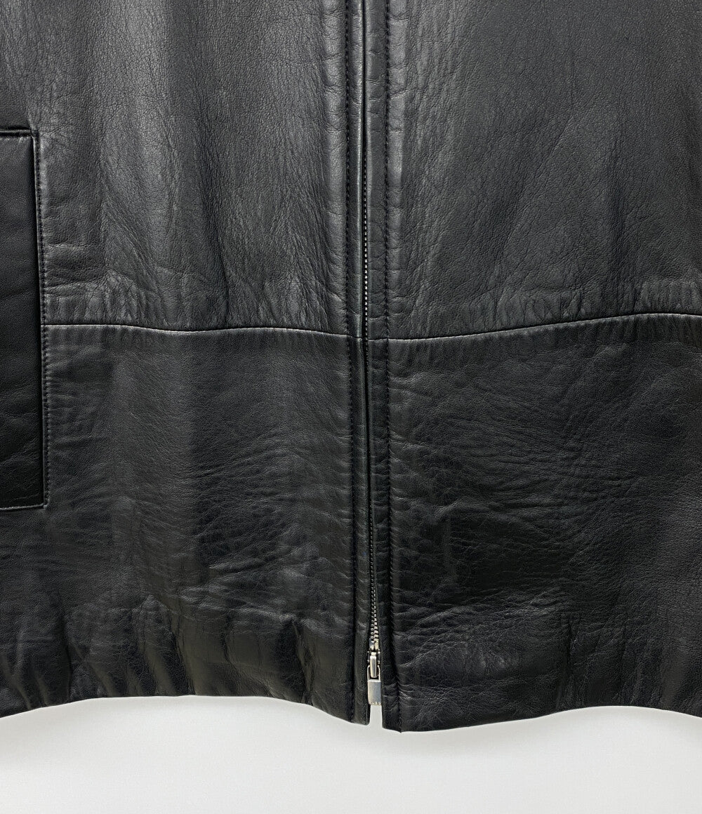 HUGO BOSS レザージャケット ブラック 羊革 メンズ SIZE S ヒューゴボス
