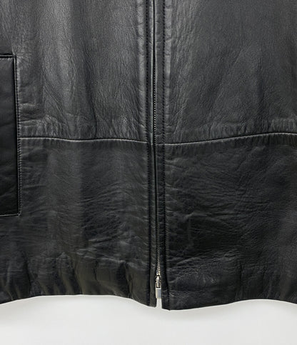 HUGO BOSS レザージャケット ブラック 羊革 メンズ SIZE S ヒューゴボス