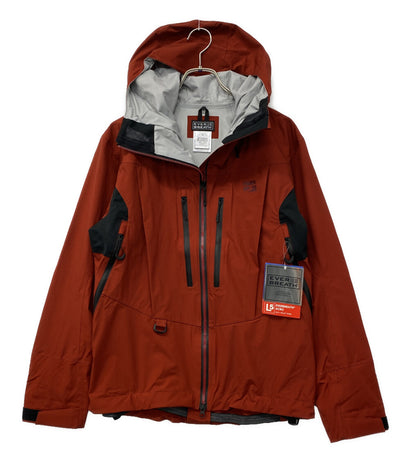 美品 finetrack ファイントラック エバーブレスアクロジャケット フード レッド メンズ SIZE S