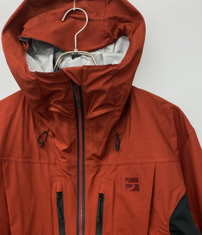 美品 finetrack ファイントラック エバーブレスアクロジャケット フード レッド メンズ SIZE S