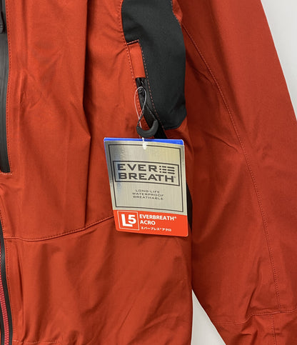 美品 finetrack ファイントラック エバーブレスアクロジャケット フード レッド メンズ SIZE S