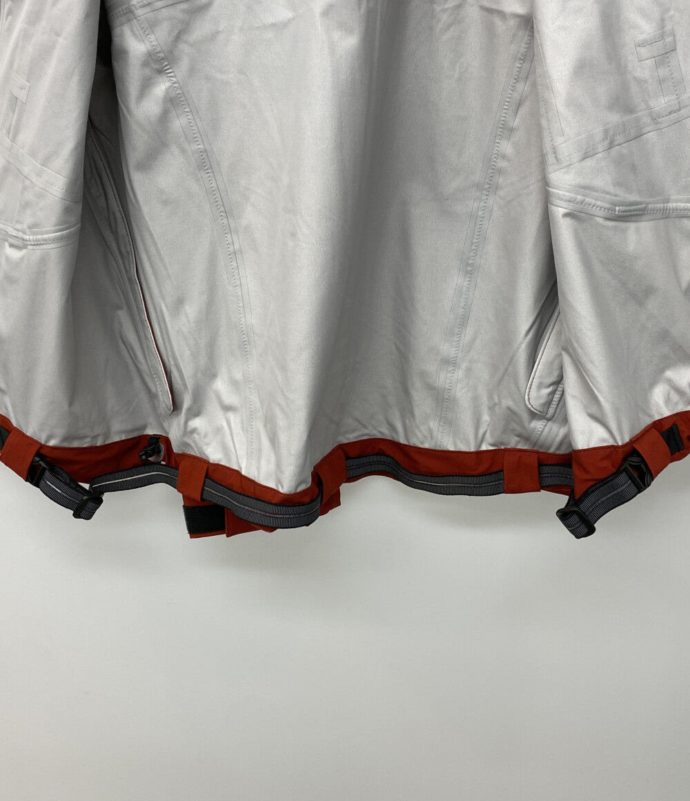 美品 finetrack ファイントラック エバーブレスアクロジャケット フード レッド メンズ SIZE S