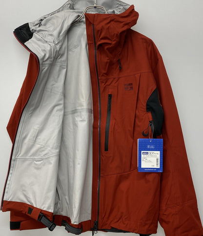 美品 finetrack ファイントラック エバーブレスアクロジャケット フード レッド メンズ SIZE S