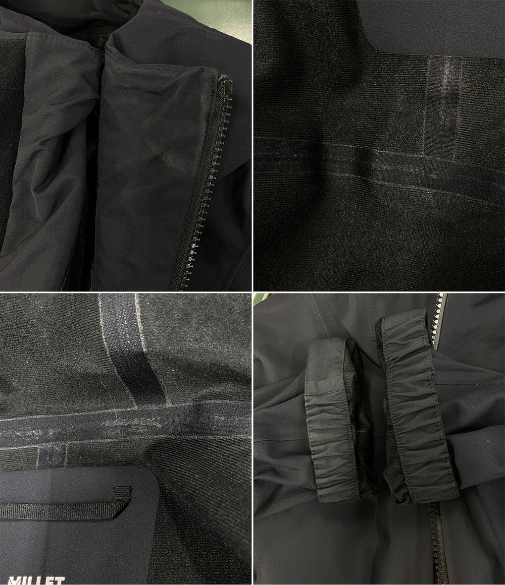 MILLET ナイロンジャケット フード ブラック MIV03119 メンズ SIZE L ミレー