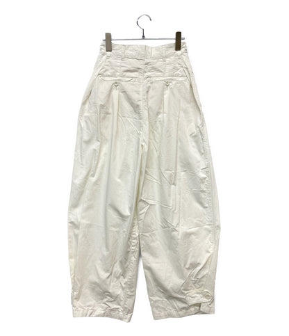 美品 crinkle crinkle crinkle クリンクルクリンクルクリンクル ガーメントダイ オーバータックパンツ CC-4529 レディース SIZE S