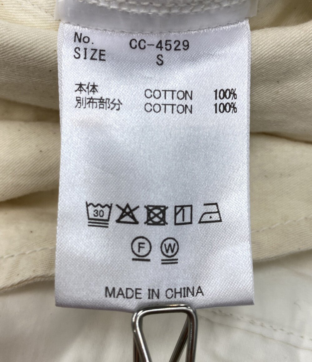 美品 crinkle crinkle crinkle クリンクルクリンクルクリンクル ガーメントダイ オーバータックパンツ CC-4529 レディース SIZE S