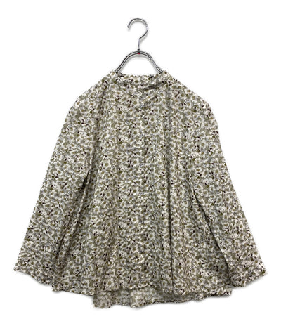 美品 Shower Party シャワーパーティー PEANUTS×リバティ ファブリックス スタンドフリルシャツ PN2631606 レディース SIZE 1