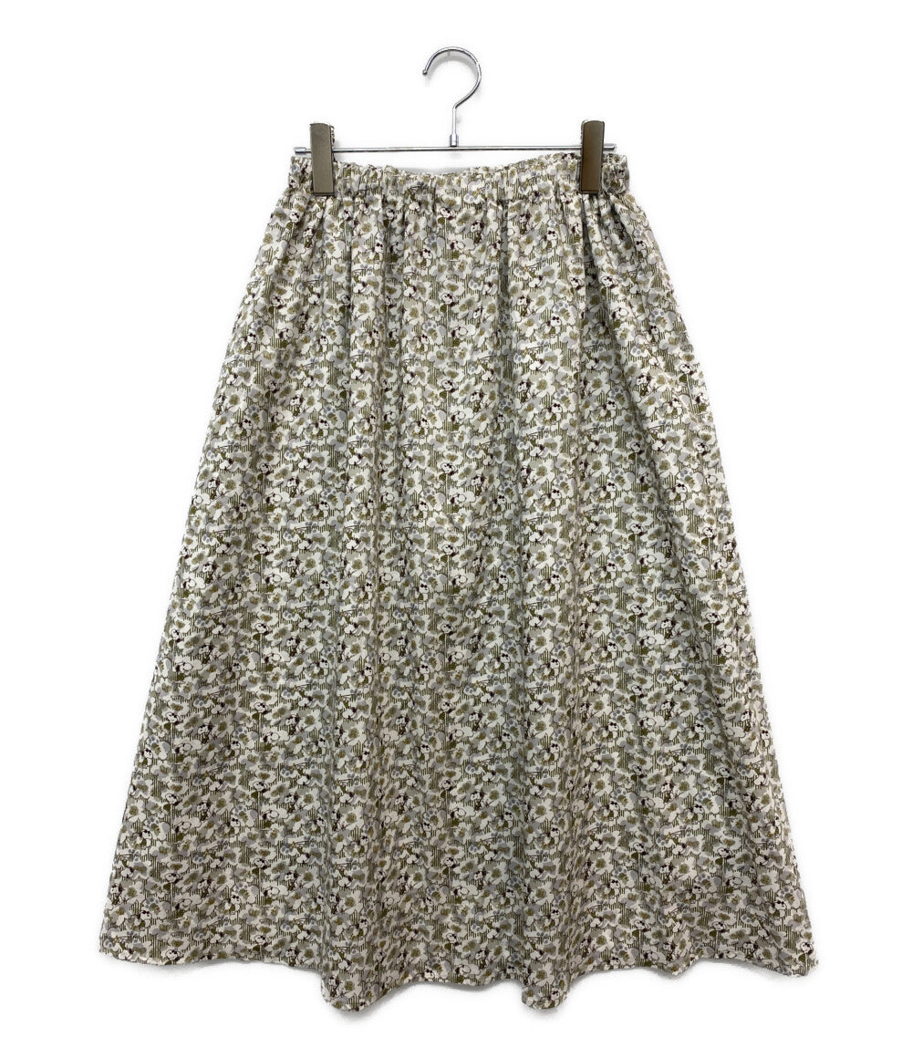 美品 Shower Party シャワーパーティー ギャザースカート PEANUTS×リバティ ファブリック PS2631610 レディース SIZE 1