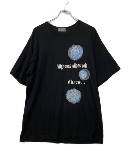 YOHJI YAMAMOTO 半袖Ｔシャツ 海洋生物モチーフ HK-T74-985 メンズ SIZE 3 ヨウジヤマモト