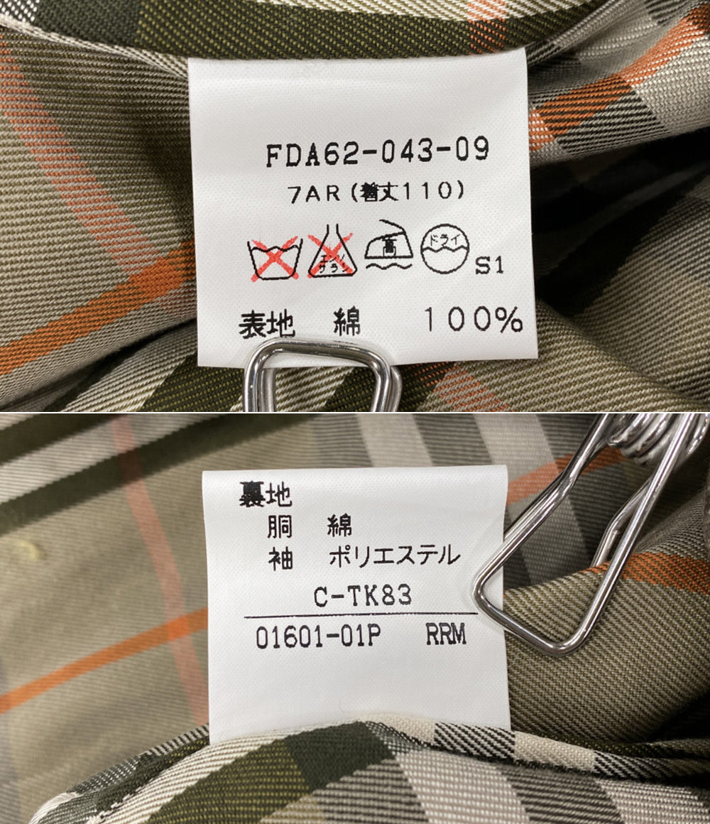 BURBERRY トレンチコート ブラック メンズ SIZE 7AR バーバリー