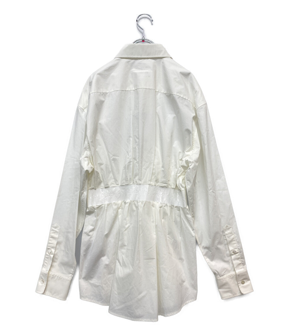 MM6 長袖シャツ ウエストテープブロードシャツ S52DT0045 レディース SIZE 40 エムエムシックス