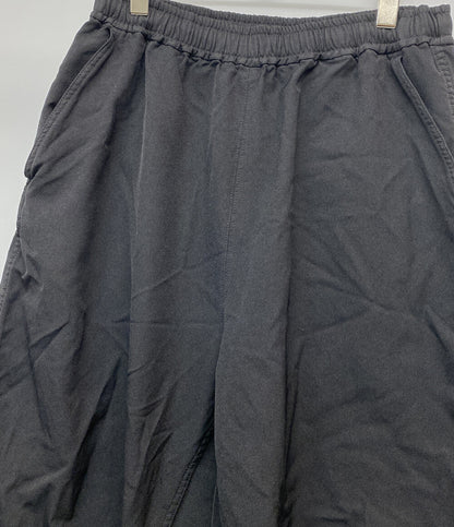 COMME des GARCONS HOMME パンツ エステルサージ 製品染 ブラック 25SS HO-P025 メンズ SIZE L コムデギャルソンオム