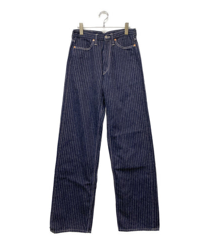 美品 THE FLAT HEAD ウォバッシュワイドストレートパンツ F-WP703 メンズ SIZE 30 ザフラットヘッド
