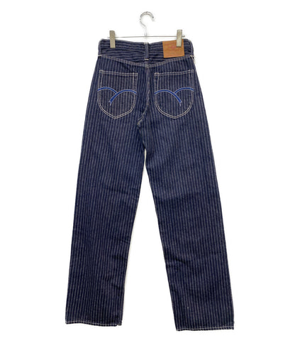 美品 THE FLAT HEAD ウォバッシュワイドストレートパンツ F-WP703 メンズ SIZE 30 ザフラットヘッド