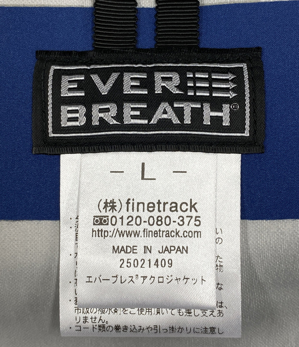 美品 finetrack ファイントラック エバーブレスアクロジャケット ブルー メンズ SIZE L