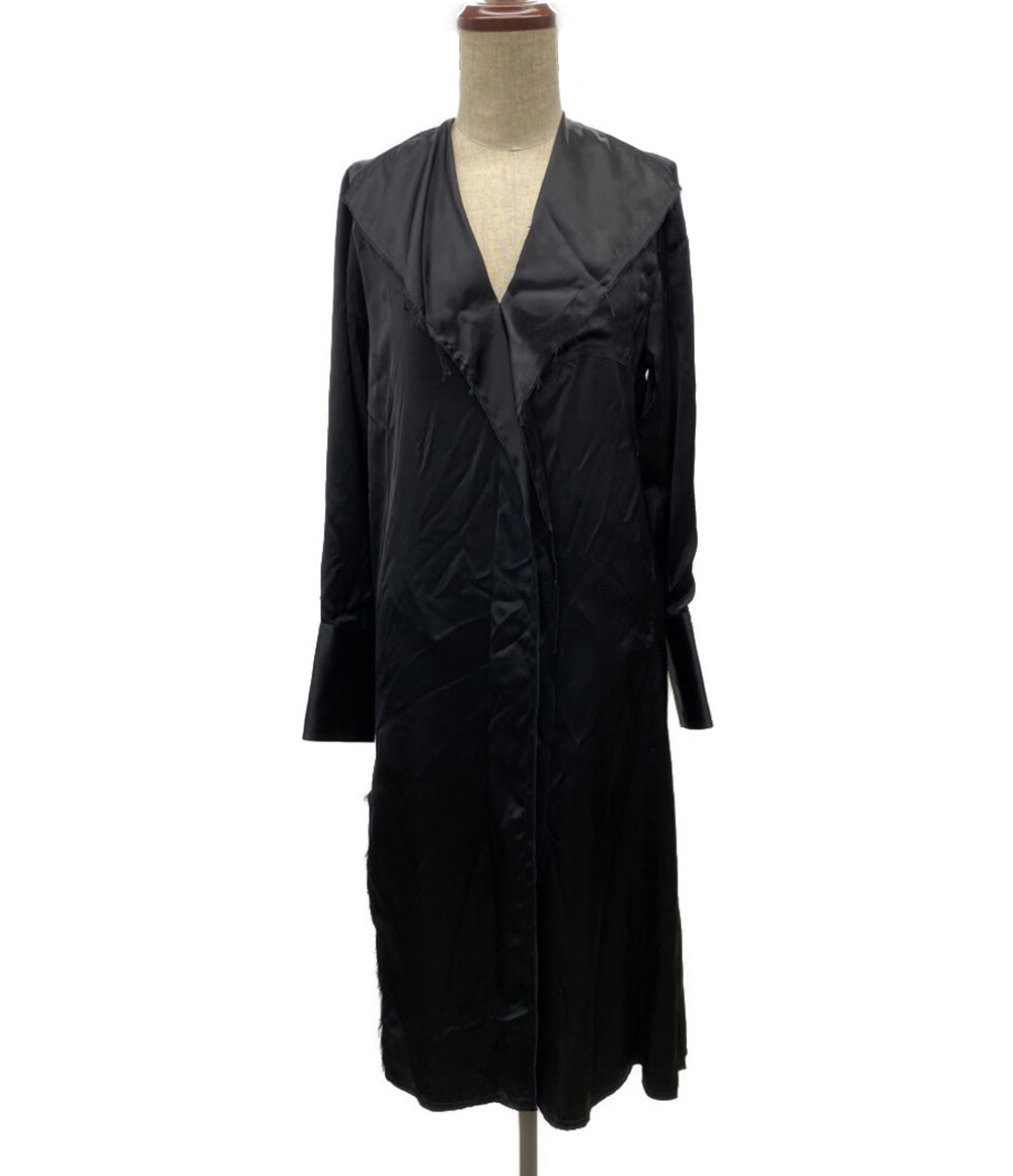 美品 PLAN C 長袖ワンピース レーヨンドレープドレス 32.ABCAE58KZ0TV003 レディース SIZE 38 プラン シー