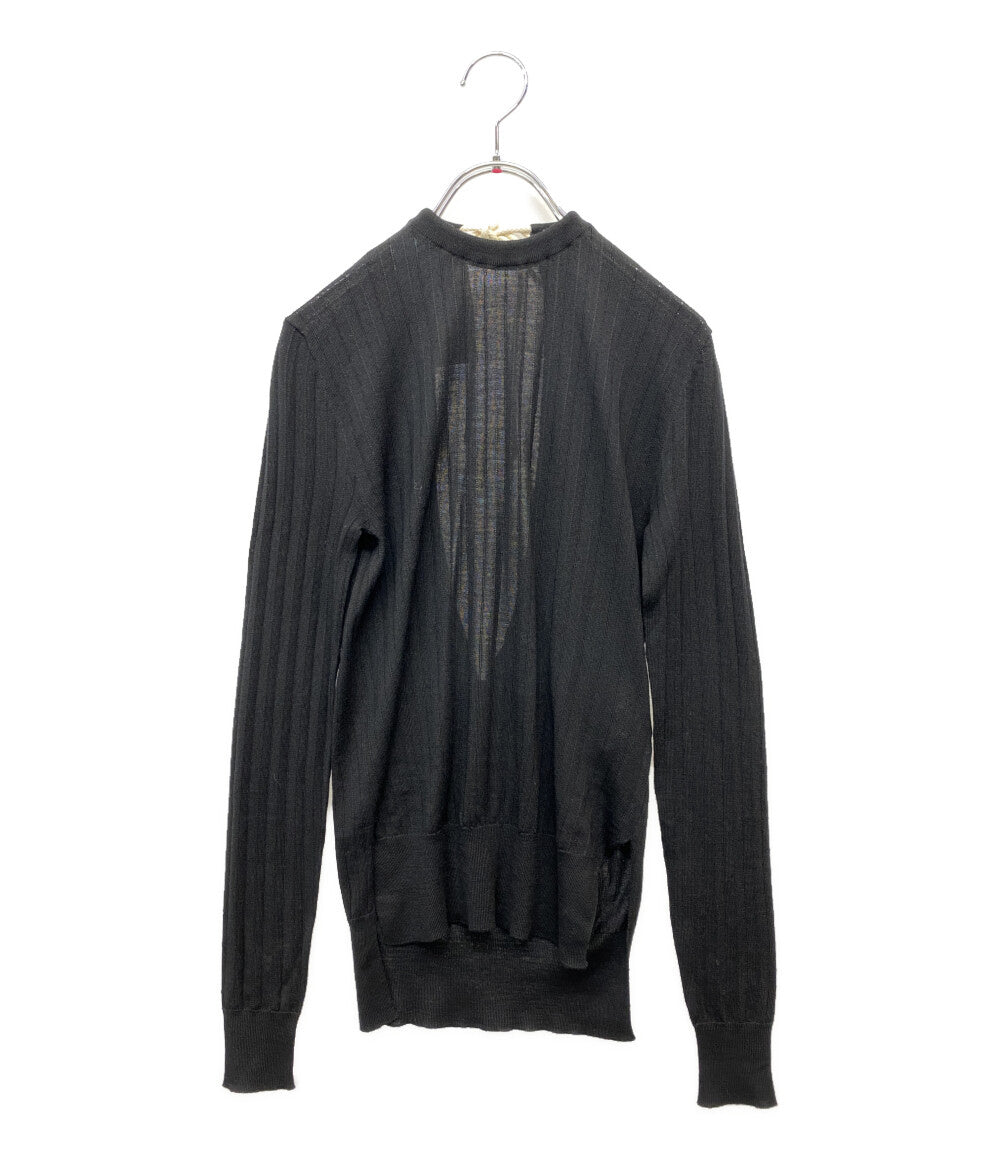 美品 PLAN C ニット ウール ブラック 41.MGCMF01K01FW003 レディース SIZE 34 プラン シー