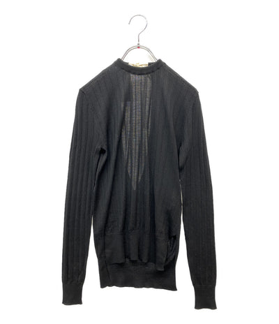 美品 PLAN C ニット ウール ブラック 41.MGCMF01K01FW003 レディース SIZE 34 プラン シー