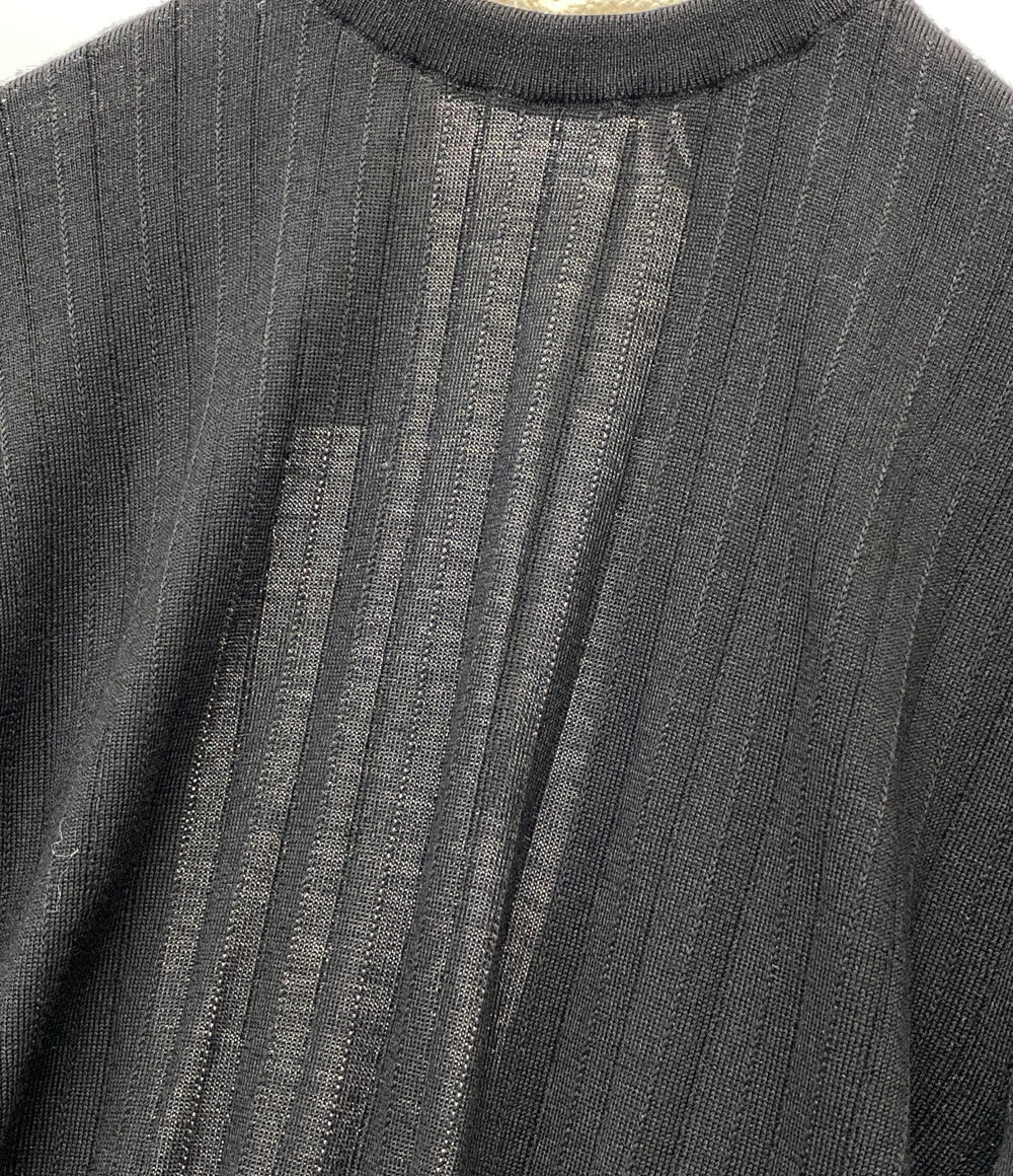 美品 PLAN C ニット ウール ブラック 41.MGCMF01K01FW003 レディース SIZE 34 プラン シー