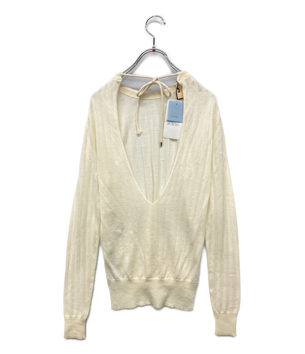 PLAN C ニット ウール ホワイト 41.MGCMF01K01FW003 レディース SIZE 34 プラン シー
