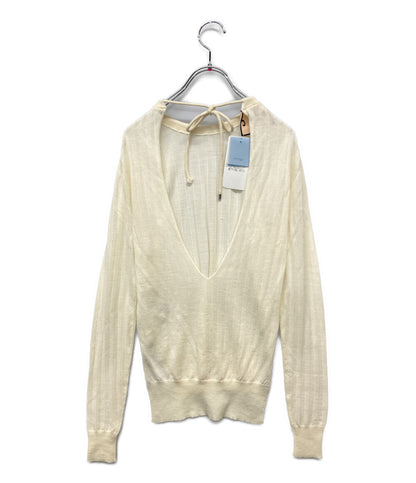 PLAN C ニット ウール ホワイト 41.MGCMF01K01FW003 レディース SIZE 34 プラン シー