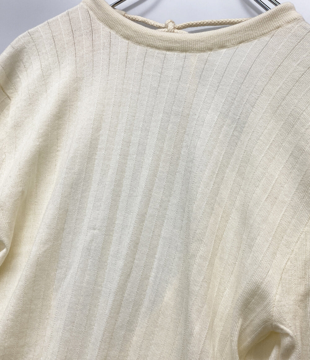 PLAN C ニット ウール ホワイト 41.MGCMF01K01FW003 レディース SIZE 34 プラン シー