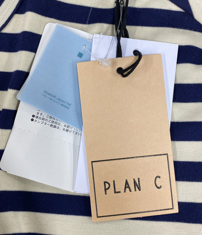 PLAN C 半袖ワンピース ストライプドレス 41.ABCJF14JSBTJ022 レディース SIZE 34 プラン シー