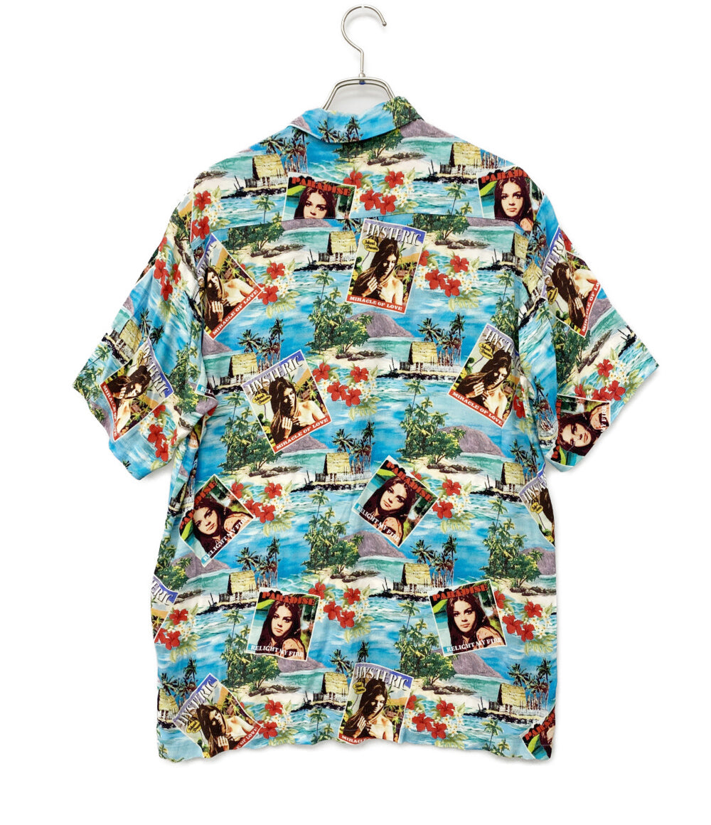 HYSTERIC GLAMOUR 半袖シャツ 02192AH05 メンズ SIZE S ヒステリックグラマー