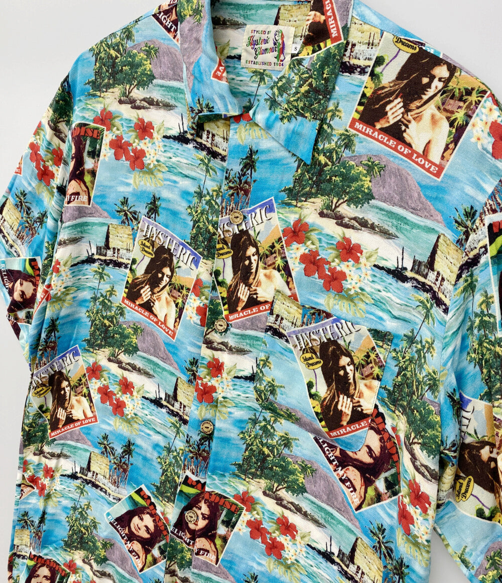 HYSTERIC GLAMOUR 半袖シャツ 02192AH05 メンズ SIZE S ヒステリックグラマー