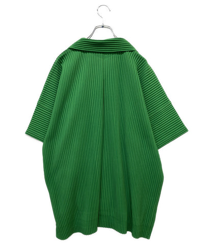 美品 HOMME PLISSE ISSEY MIYAKE 半袖シャツ HP33JJ103 メンズ SIZE 3 オム プリッセ イッセイミヤケ