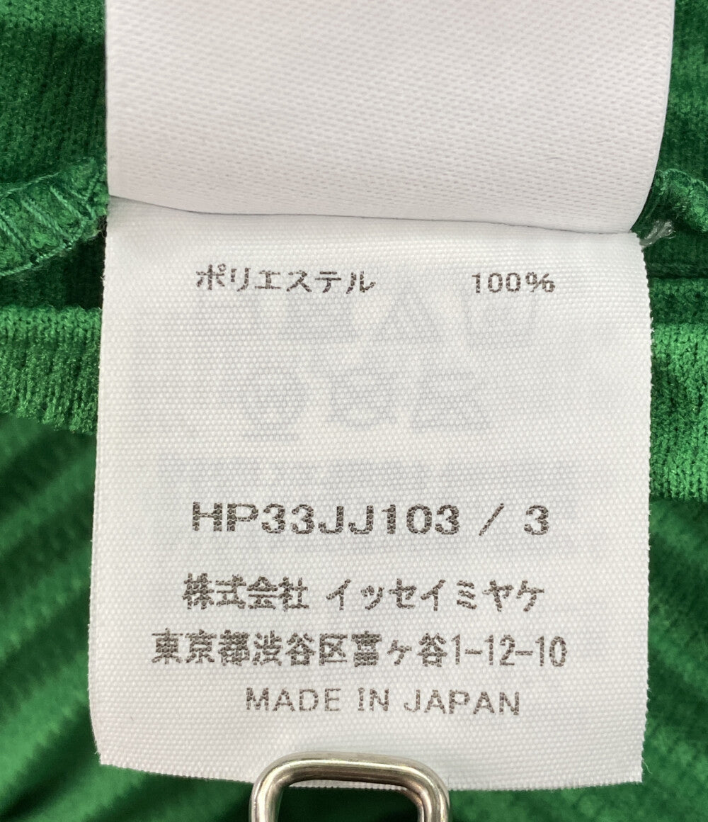 美品 HOMME PLISSE ISSEY MIYAKE 半袖シャツ HP33JJ103 メンズ SIZE 3 オム プリッセ イッセイミヤケ
