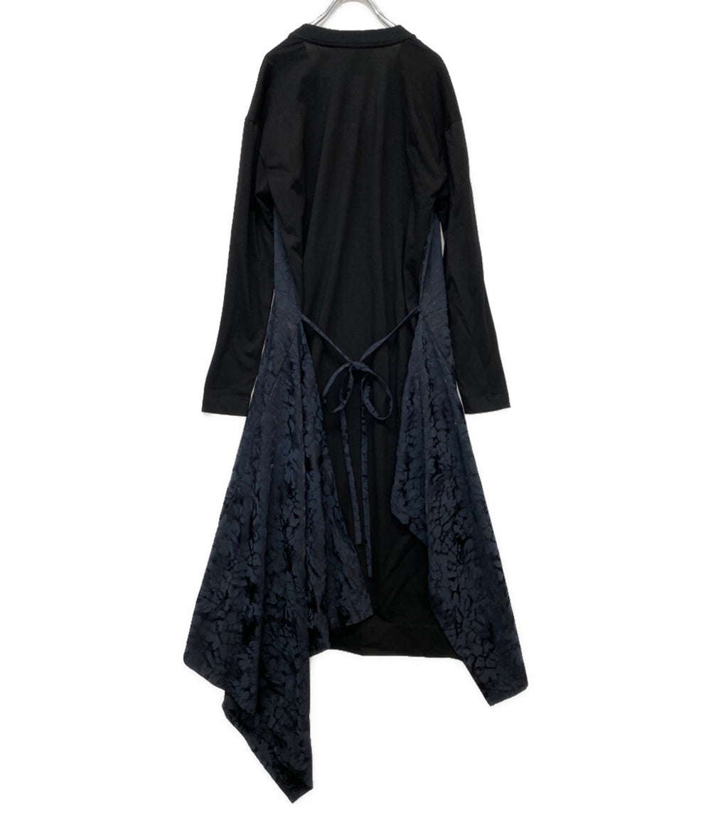 美品 PLAN C 長袖ワンピース アシンメトリーワンピースドレス 41.ABCAF09KHZTV027 レディース SIZE 42 プラン シー