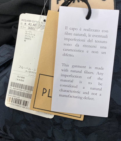 美品 PLAN C 長袖ワンピース アシンメトリーワンピースドレス 41.ABCAF09KHZTV027 レディース SIZE 42 プラン シー