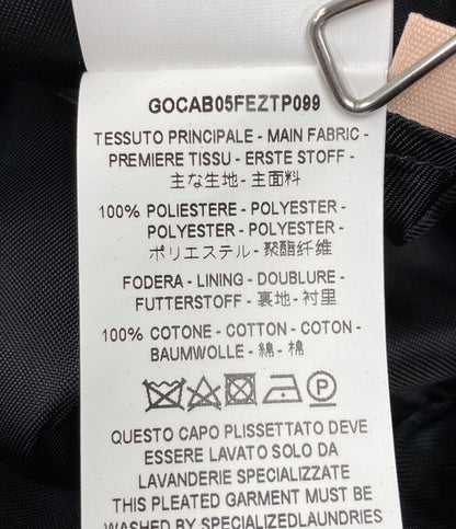 美品 PLAN C プリーツロングスカート ブラック 32.GOCAB05FEZTP099 レディース SIZE 36 プラン シー