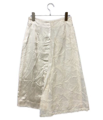 美品 PLAN C フラワー刺繍スカート 41.GOCAE53FHZTC105 レディース SIZE 36 プラン シー