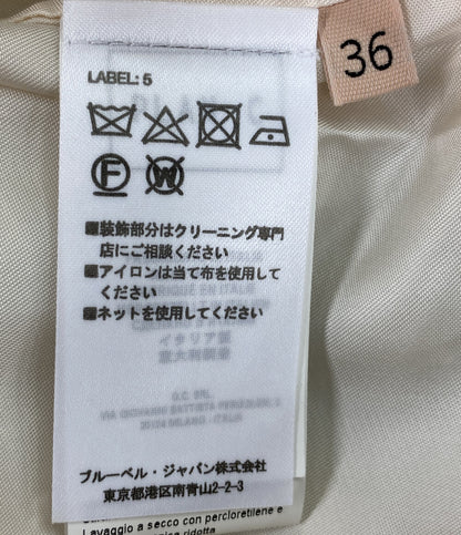 美品 PLAN C フラワー刺繍スカート 41.GOCAE53FHZTC105 レディース SIZE 36 プラン シー