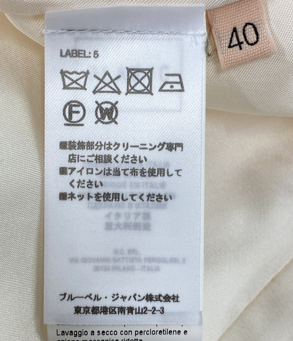 PLAN C フラワー刺繍スカート 41.GOCAE53FHZTC105 レディース SIZE 40 プラン シー