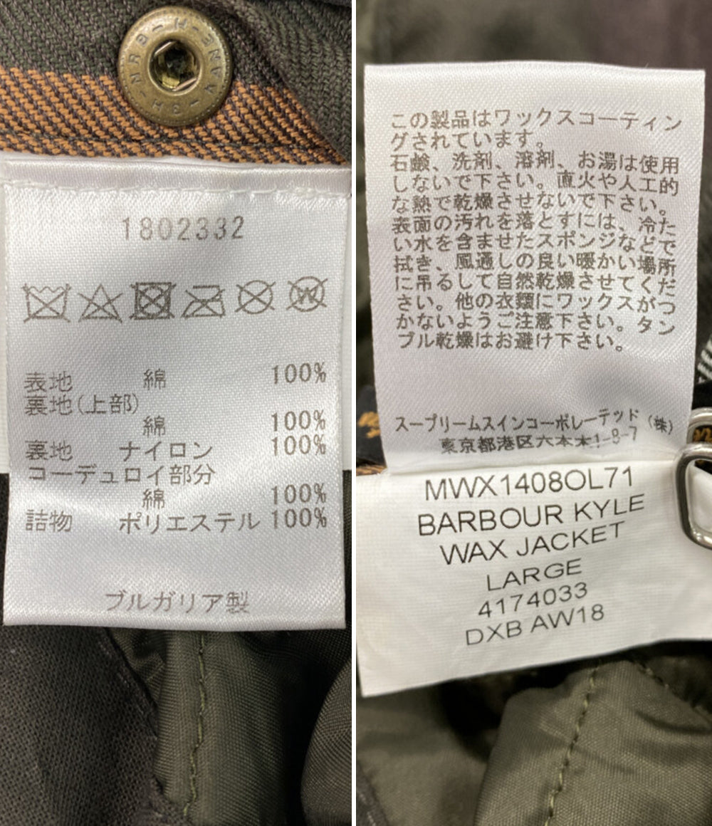 BARBOUR ジャケット オイルジャケット 1802332 MWX1408OL71 メンズ SIZE L バブアー