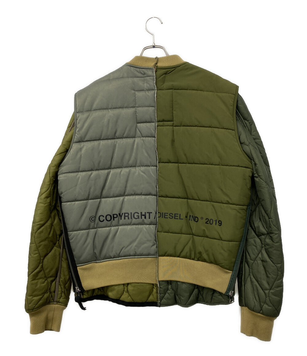 DIESEL ナイロン中綿ジャケット W-koslov Paneled Padded Jacket メンズ SIZE M ディーゼル