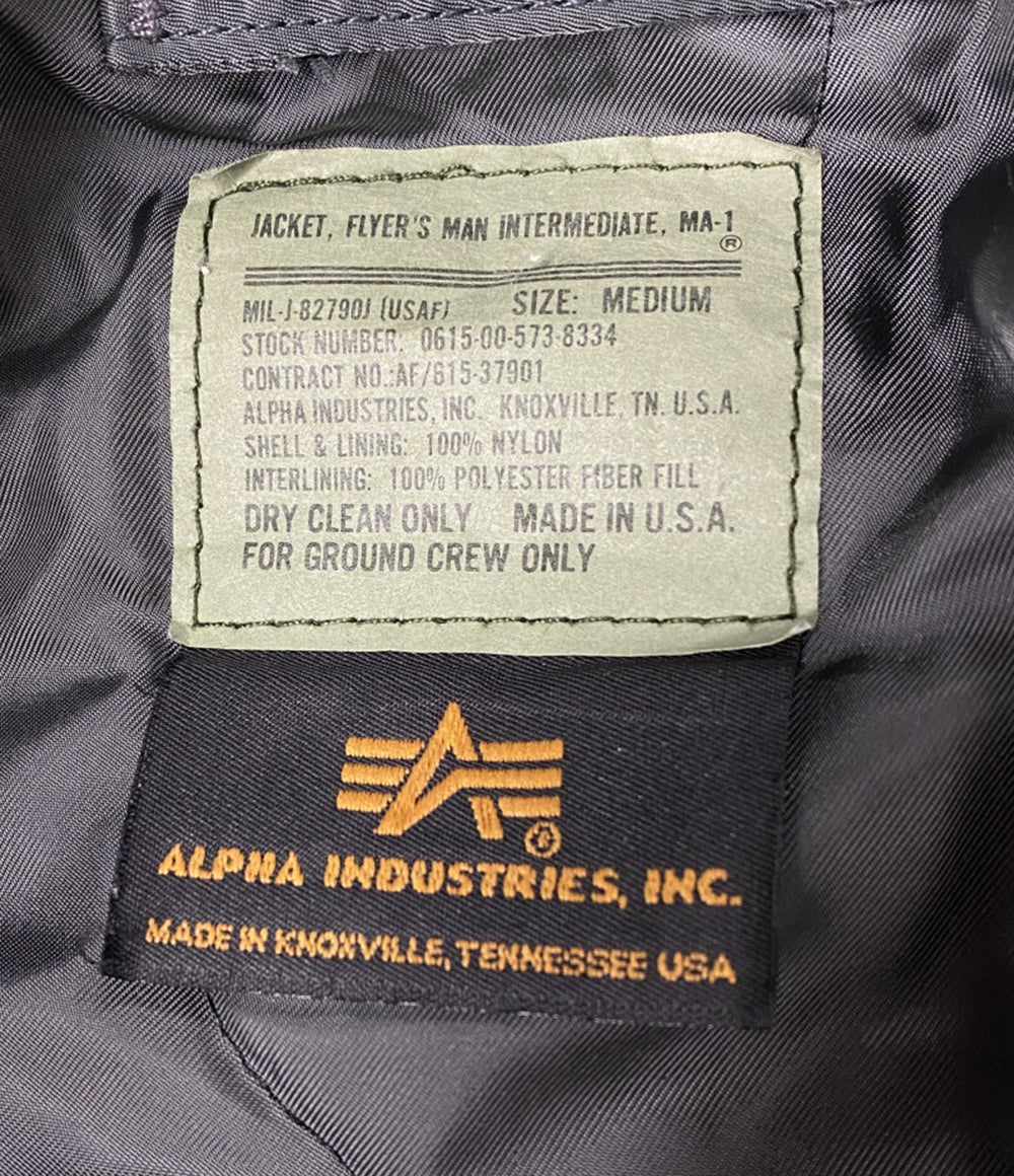 ALPHA INDUSTRIES フライトジャケット MA-1 90s メンズ SIZE M アルファ・インダストリーズ