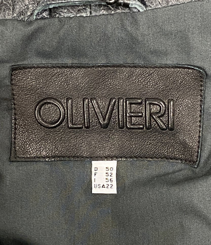 美品 OLIVIERI オリヴィエリ レザージャケット メンズ SIZE D50