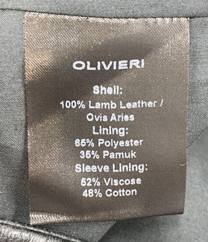 美品 OLIVIERI オリヴィエリ レザージャケット メンズ SIZE D50